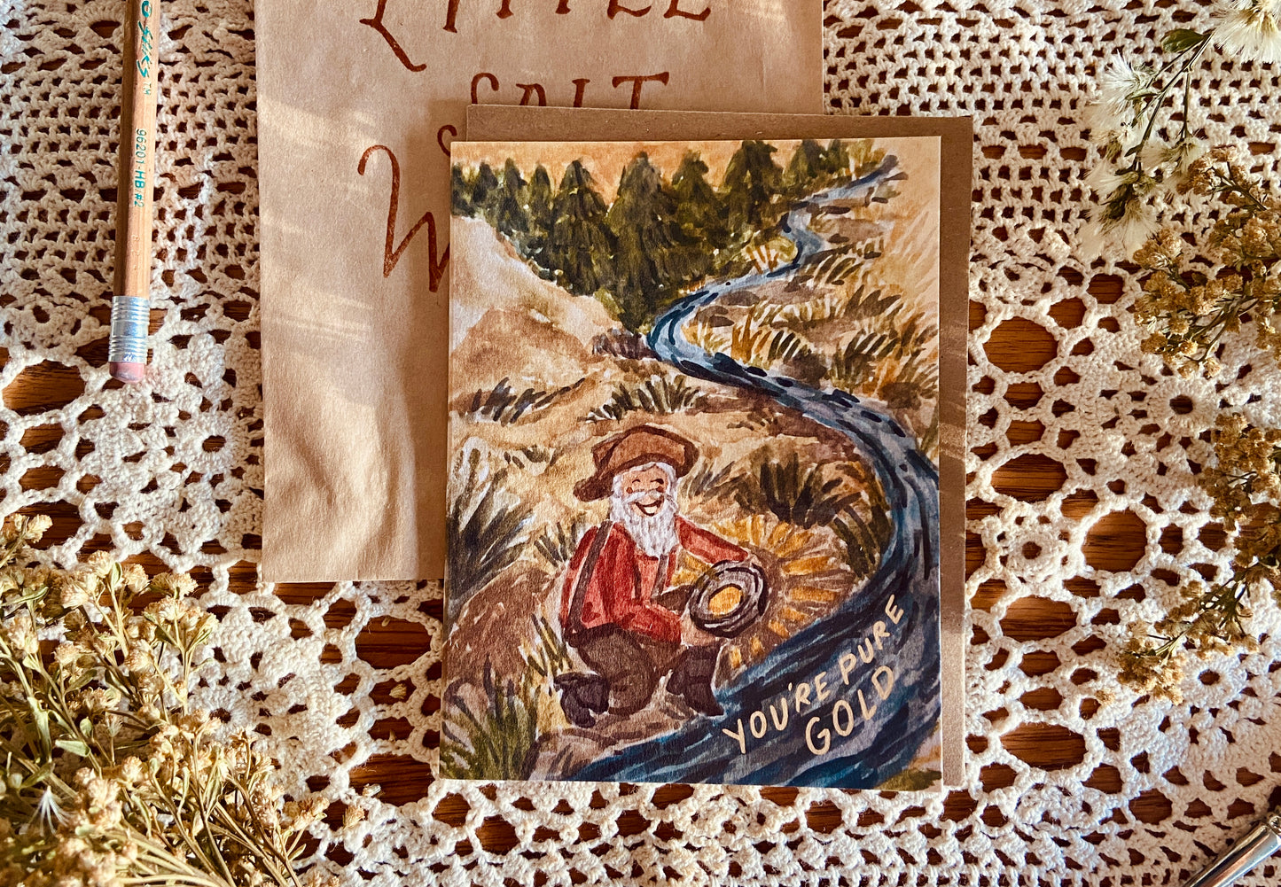 You're Pure Gold Miner Card