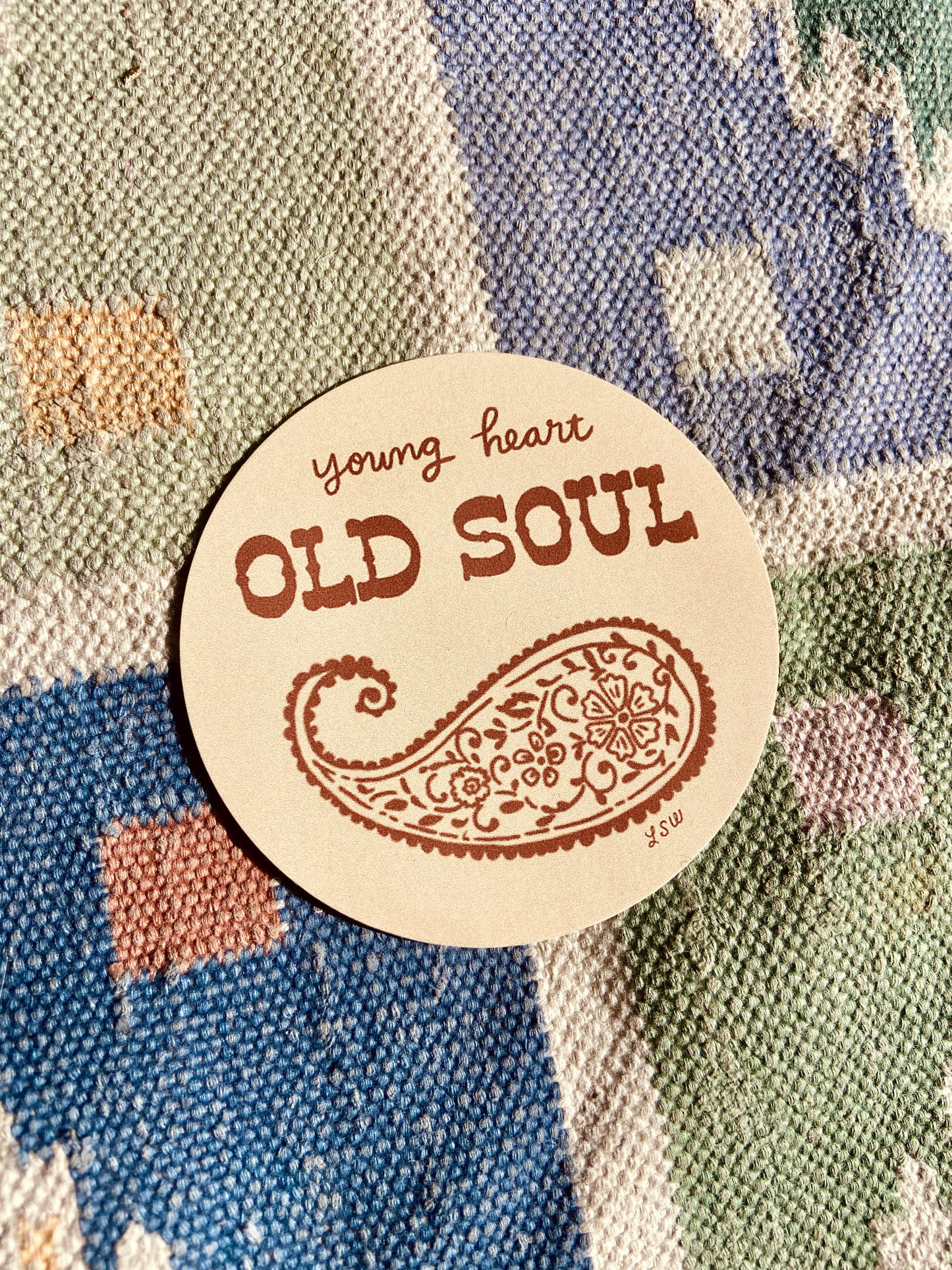 Young Heart Old Soul Sticker