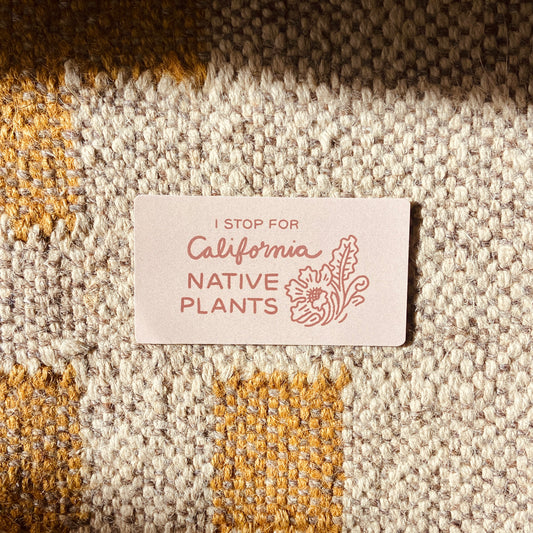 California Native Plant Sticker