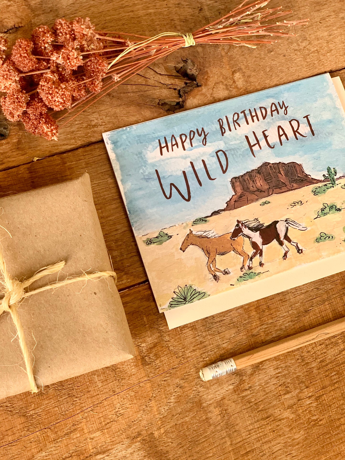 Happy Birthday Wild Heart Card