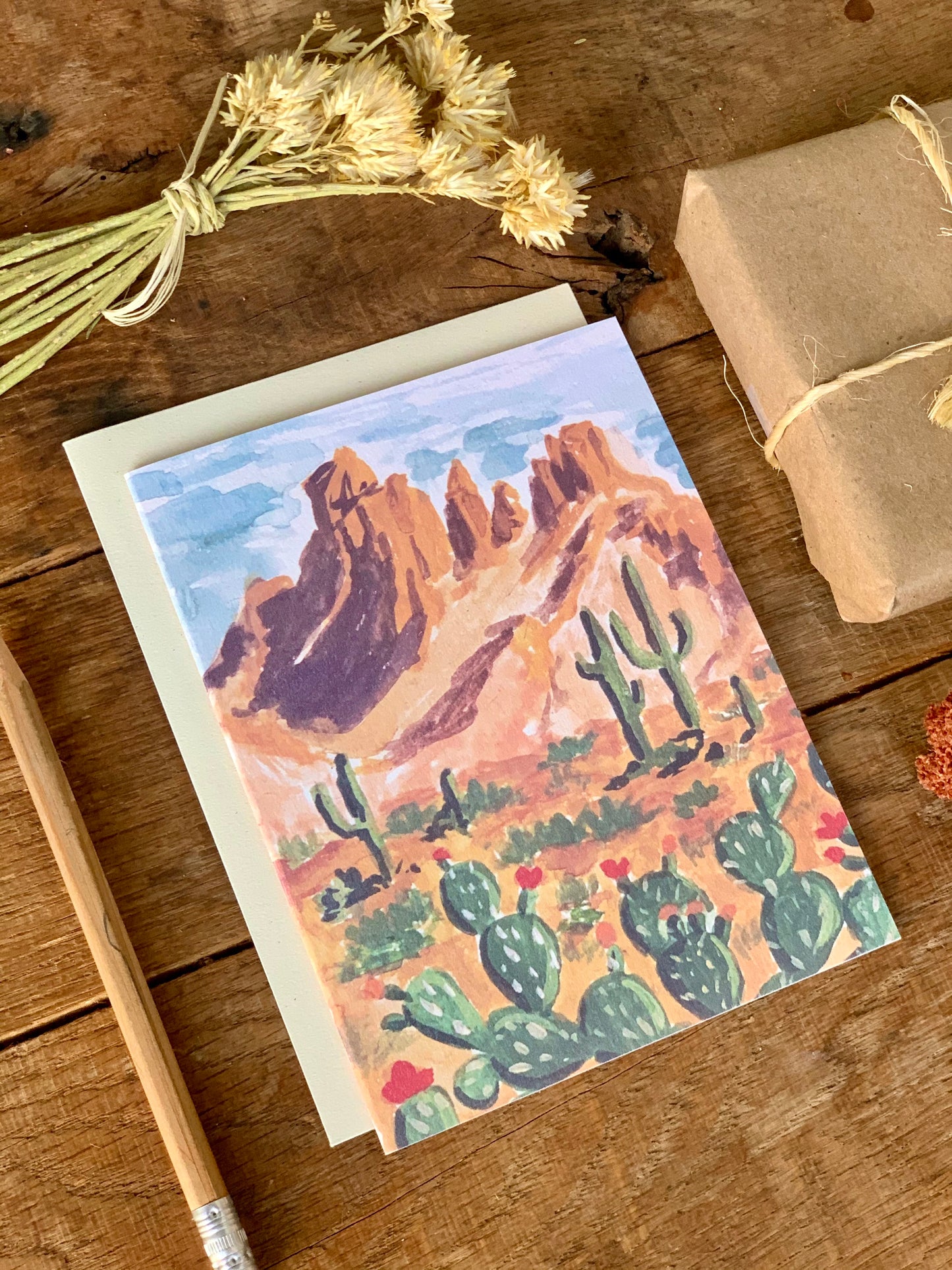 Western Desert Card