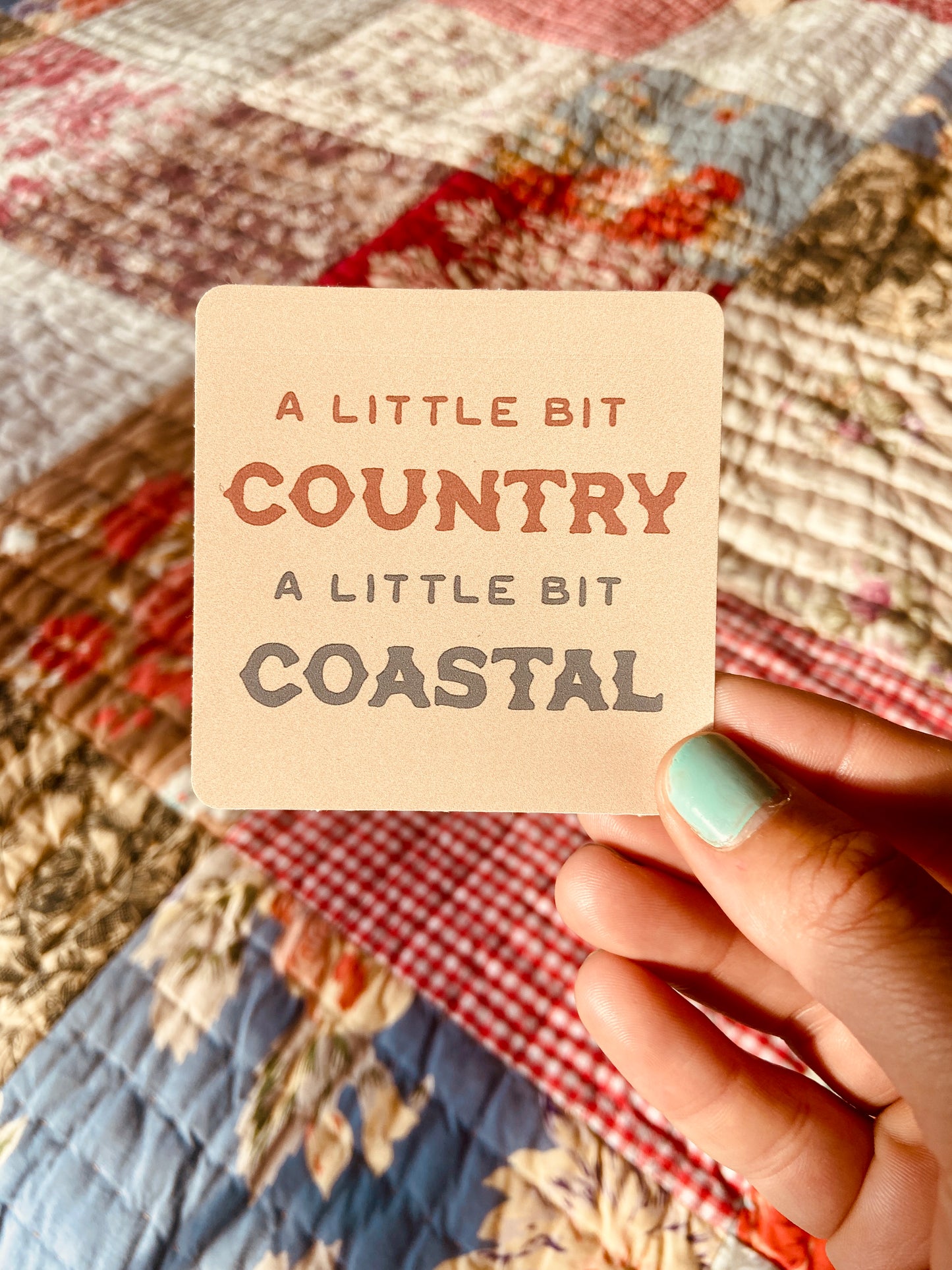 Coastal Country Sticker