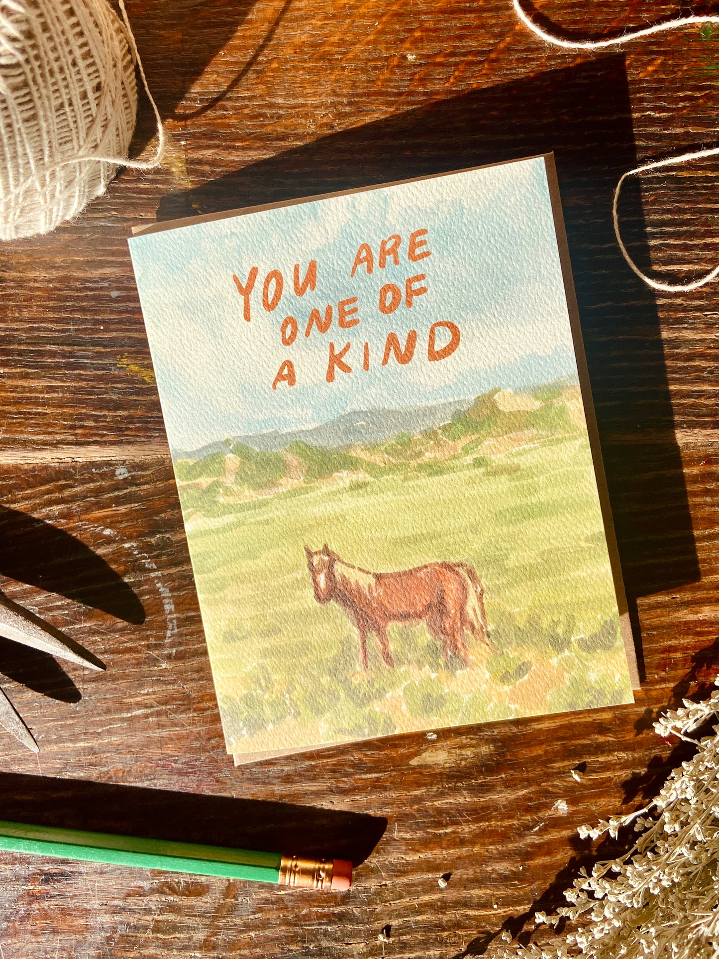You're One of a Kind Card