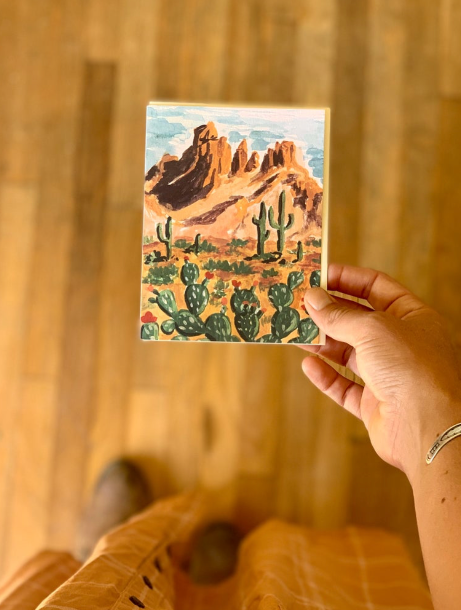Western Desert Card