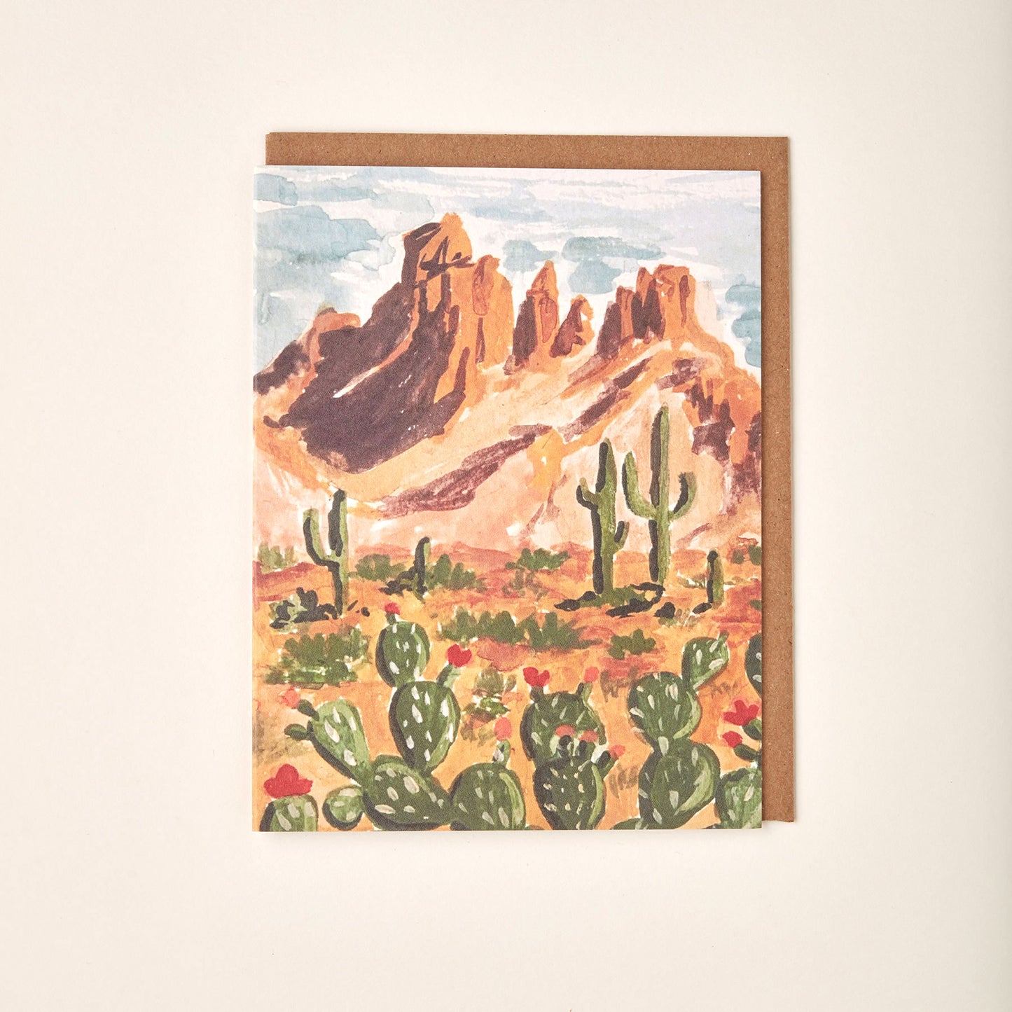 Western Desert Card