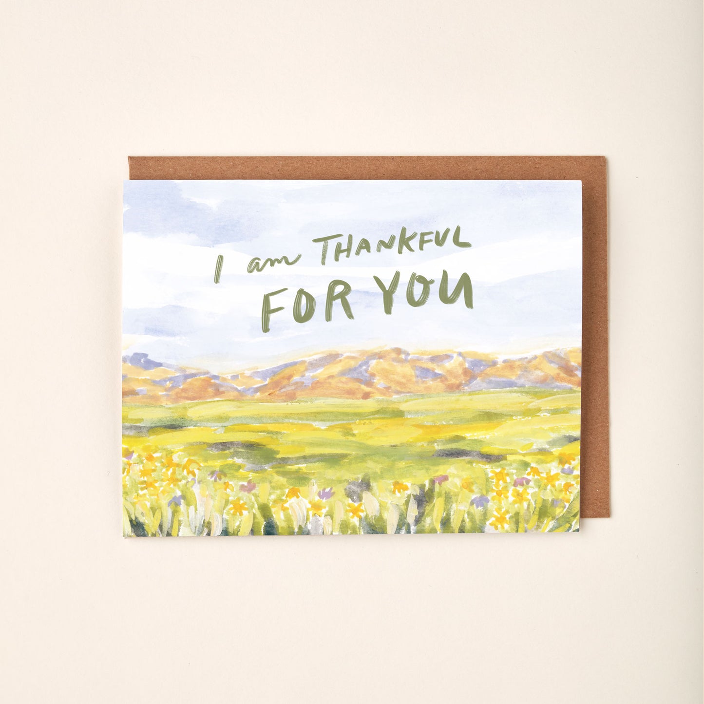 I am Thankful For You Card