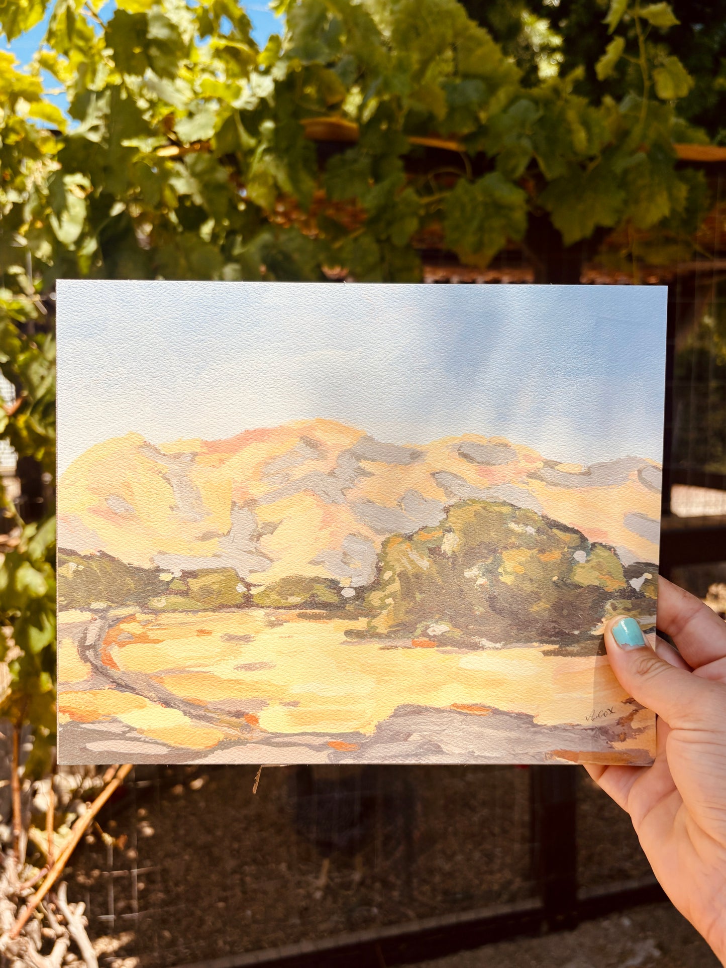 Dusty Old Oak Trail Art Print