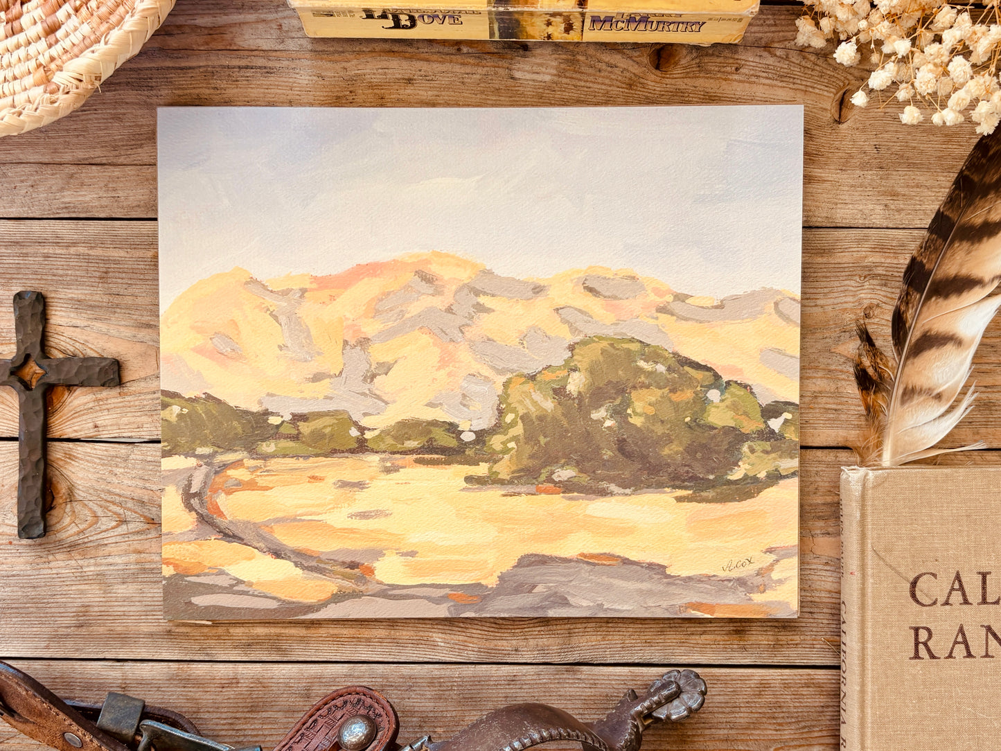 Dusty Old Oak Trail Art Print