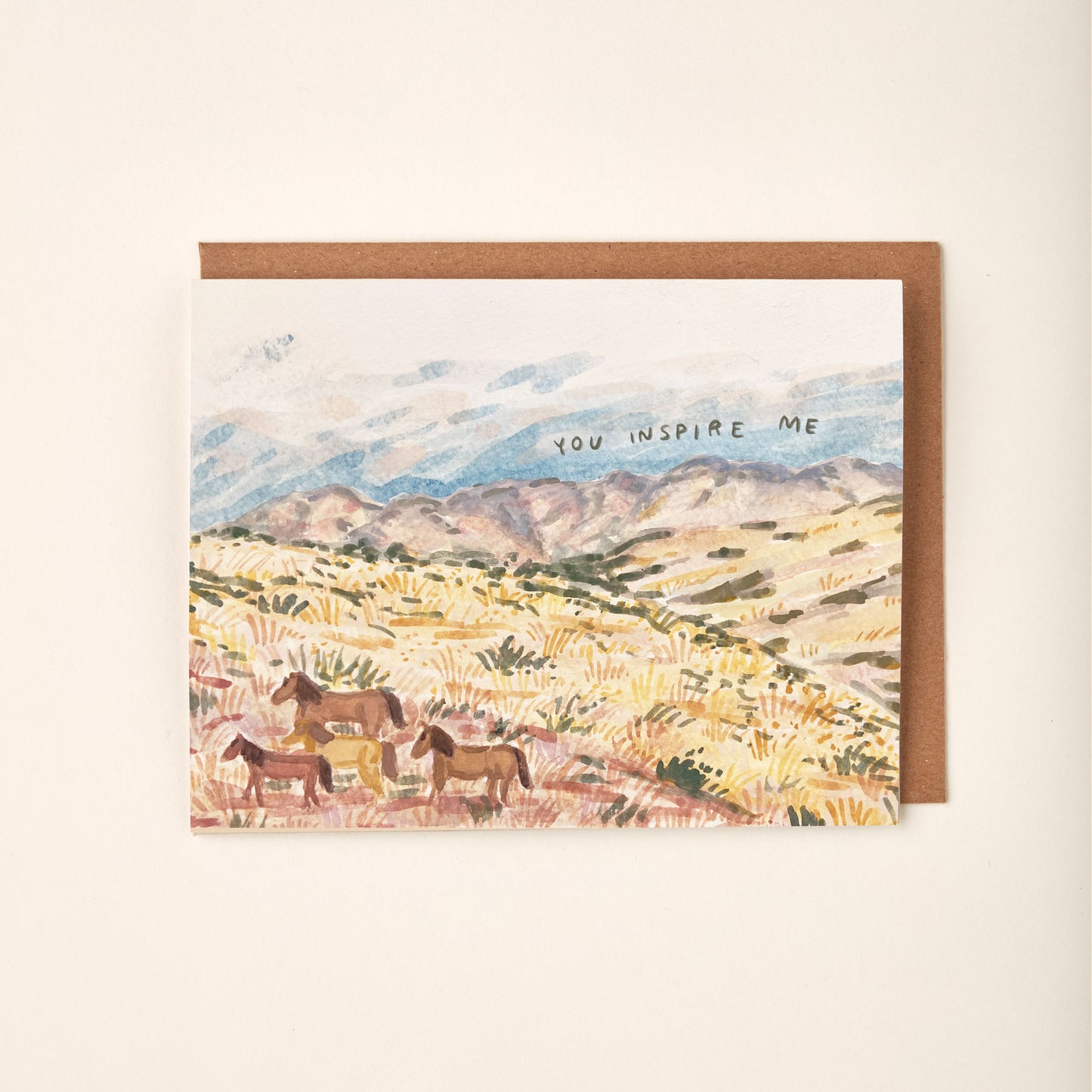 You Inspire Me Card