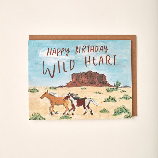 Happy Birthday Wild Heart Card