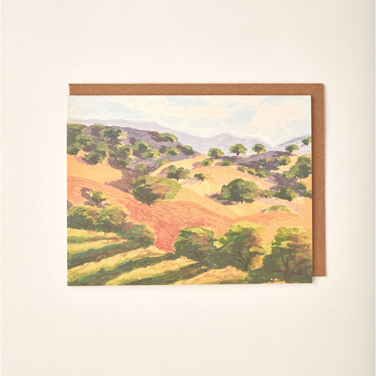 Western Valley Greeting Card